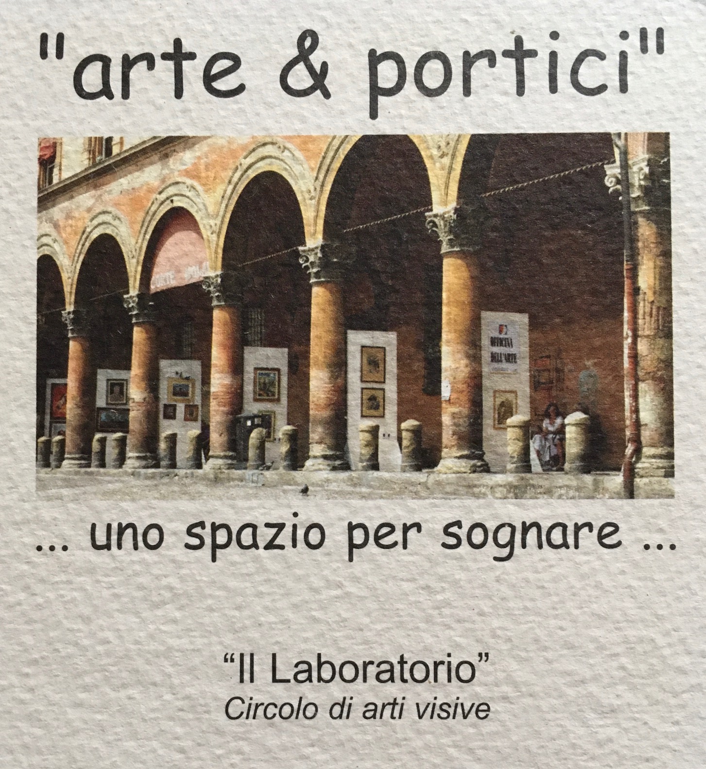Arte & Portici Bologna 2006 esposizione vetrofusione